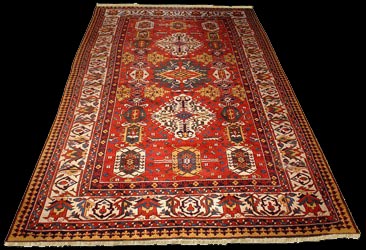Karabagh Prayer Rug, Natural dyes 3x4 — Weft & Wool